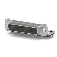 AMP Connectors - TE Connectivity 106507-2 ຕົວເຊື່ອມ D-Sub - ຄວາມໜາ້ນມາດຕະຖານ 25P RCPT R/A BRDLOCK 25P.HDP20 REC.ASSY.