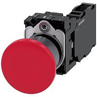 SIEMENS A6X30142496 ປຸ່ມກົດຮູບເຫຼັກເຫຼັກມັງກອນມາດຕະຖານ. 40MM. ແດງ