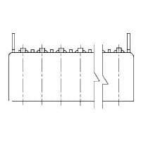 AMP Connectors - TE Connectivity 5-487508-3 ບອດມາວນທ໌ TRIOMATE ASY H 4P L=3.175 LDFR