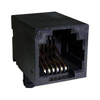 Amphenol Commercial Products RJE0164002 Modular 6P4C RA 2 ພອດ ບໍ່ມີການປ້ອງກັນ