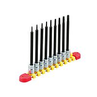 KTC TBT2L09T sq. T-Type Torx Bit Socket (1/4", 9pcs)