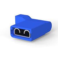 AMP Connectors - TE Connectivity 3-520133-2 ປຸ່ມຮັບ FLAG RECP 16-14 BULK .250 x .032