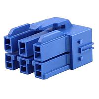 Molex 151049-2601 ຮອງສະໜອງສາຍແລະຮອງສາຍ CP6.5 RECP HSG DR 6CKT POLZ POSLCK BLU