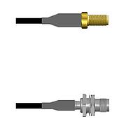 Amphenol Custom Cable Q-2Z04I0008144i ສາຍສະບັບ RF SMA-SJ/TNC-SJB RG58 144I