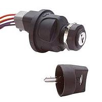 Cole Hersee 95060-03 ສະຫນັບສະຫນູນ Keylock Switches SW ROT IGN 3POS PLSTC