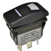 E-Switch R711FA2-SXXX2BDRNW ສະຫງວນສະຫງວນ Rocker Switch SPST On-Off 16 A 6-30 VDC