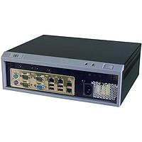 IEI Technology EBC-3000-R12/ACE-A618B ເຄື່ອງກອງແບບຝັງໃນ Embedded Chassis Mini-ITX, ມີບ່ອນວາງຮາດໄດຣບ 3.5" ໜຶ່ງອັນ, ມີເຄື່ອງຈັກພະລັງ ACE-A618B-RS 180W ATX, ສີດຳ