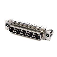 ITT Cannon DBMV25SNF225 ຮອບຮອງ Dsub 25 Skt/Strt PCB ມີຂາຍືນ SST shel