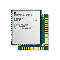 Quectel MC60ECB-04-BLE ບລູທູດ, GSM/GPRS, GNSS GSM/GPRS/GNSS, ສີ່ຍົກ, ສະຫນັບສະຫນູນ BT3.0 ແລະ BT4.0, ຂະໜາດນ້ອຍຫຼາຍ, ແບບຮູບ LCC
