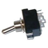 Electroswitch 9203C ສະຫນັບສະຫນູນ Toggle Switches Full Size Power Toggle Switch 20A - 125VAC 3/4HP DPST ON-NONE-OFF, .250" QC, Slow Make/Slow Break Butt Contacts, UL & CSA Certified