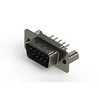 EDAC 627-M09-220-LN3 ຕົວເຊື່ອມ D-Sub - ຕົວເຊື່ອມ D-Sub ຄວາມໜາ້ຄວາມຖືກມາດຕະຖານ ແບບຕັ້ງຕົວແບບຕັດກະເປົາ