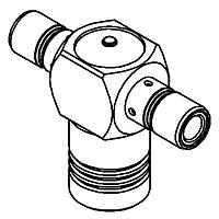 Radiall R114780000 ຕົວແປ RF - Tee SMB / TEE ຜູ້ຊາຍ-ຜູ້ຊາຍ/ຜູ້ຊາຍ-ຜູ້ຍິງ Adapter