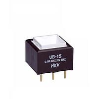 NKK Switches UB15SKG03N ປຸ່ມກົດສະຫນອງ SPDT ON-(ON) AU PC