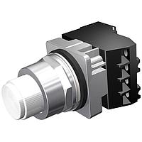 SIEMENS 52PT6BBA ປຸ່ມກົດເພື່ອທົດສອບ PTT PL/ILL PB,MOM,FV,6V,WHT,1NO-1NC