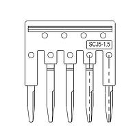 Amphenol Anytek SCJ0515RD00G ບຣິຈ ຈັມເປີ Bridge Jumper SCJ5-1.5mm2 5pins