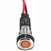 Mallory Sonalert FL1M-12FW-1-Y24V ອິນດິເຄເຕີ LED YEL 12MM NUT 24VAC/DC