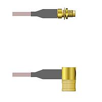 Amphenol Custom Cable Q-3103V000H010i ສາຍສະບັບ RF SMA-SJB/SMB-RP G142 10I