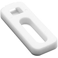HellermannTyton CTAP110C2 ຂາຍຜັນສາຍສະຫນັບ Cable Tie Mounts Cable Tie Anchor Mount, 0.20 x.75" Hole Dia, 0.20" Max Tie Width, PA66, ຂາວ, 100/pkg