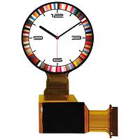 Microtips Technology MTD0130BZOG IPS TFT LED Displays - ຈອງກະທົດ 1.30 ນິ້ວ ຈອງກະທົດຮູບກົງ 360x360 AMOLED Disp