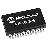 Microchip Technology AVR16EB28T-I/SS Microcontrollers 16KB RWW,2KB RAM,20MHz,12-bit ADC,PGA,UART,SPI,I2C,2xTCB,TCEX,TCF,WEX