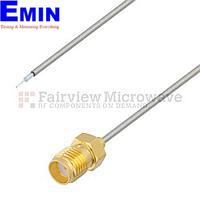 Fairviewmicrowave FMCA1186 ທົດສອບ Probe Pigtail SMA Female to Stripped Lead Cable .047 Coax ແລະ RoHS Compliant (FM-SR047CUTN Coax ; 6 GHz)
