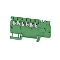 Weidmuller 2614100000 ບລັອກຕິດຕາມແຖວ DIN AAP11 1.5 LI GN/OR