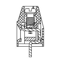 Amphenol Anytek VI1021550000G ບລັອກຂໍ້ຕໍ່ຄົງທີ່ 10P 5.08MM TERM BLK FIXED HORIZONTAL