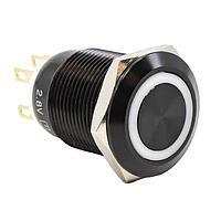 E-Switch PV4F2Y011-311 ຕ້ານການທຳລາຍ 2A 24VDC 19mm Off-(On)+On-(Off)