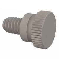 Essentra Components 092520037T ກຸມສະກຣູບມີລູດ Knurled Thumb Screw, 1/4-20 Thread, 3/8 Lg