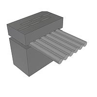 Samtec IDSD-03-S-50.00 ການປະກອບຊ່ອງສອງແຖວ IDC ຮ່ວມຮອບຮ່າງສັ້ນແບບສາຍສີແຖວແບບແຖວແບບແຖວ