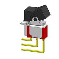 Dailywell 3MS3R102M1QES ສະຫນອງສະຫນອງ Rocker SPDT 3 PIN SOL TRM