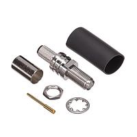 Amphenol Times Microwave Systems TC-240-SF-BH-SS-X ຕົວເຊື່ອມ SMA-FEMALE (JACK) CRIMP BULKHE