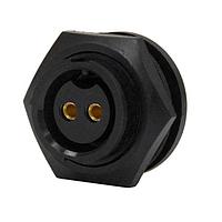 Switchcraft W4180-2SG-P-300 ຕົວເຊື່ອມມົດຕະຖານຮູບວົງກົມ PANEL MOUNT FE 2#12 CRIMP