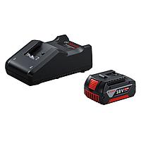 BOSCH 1600A039YL ເຄື່ອງສາກແບັດເຕີຣີ GAL 18V-40 ແລະແບັດເຕີຣີ 1 GBA 4.0Ah