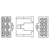 AMP Connectors - TE Connectivity 174204-1 ຮາວຊິ້ງ 250 FASTON PLUG 6P