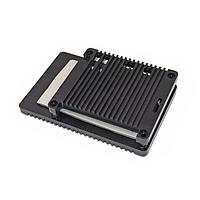 EDATEC ED-Pi5Case-OB ກ້ອງ CNC ເປີດລະບົບລະບາຍຄວາມຮ້ອນປະກອບອາລູມິນິມ Pi5 Passive Cooling, ສີດຳ