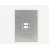 Chip Quik IPC0023-S ປຸ່ມຊ່ອງແລະຕົວແປງ QFN-32 ສແຕນເລດສຕີນ Stencil