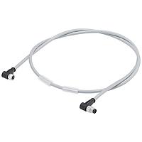 SIEMENS 6ES71942LH031AB0 ເສັ້ນສາຍອ່ານສະເຫຼີມ / ເສັ້ນສາຍອັກຕູເວີ POWER CABLE M8, ມຸມມອງ, 0,3M