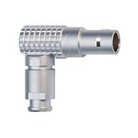 LEMO FSG.0B.302.CYCD32Z ຕົວເຊື່ອມມຸມມື (90Ao) ປລັກ M Crimp, 1Key ມີກະຕ່າຍ