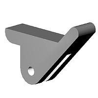 Vector HA9/C ກຸ່ມມືຈັບ Ejector Handle ຈຳນວນ 100 ຊິ້ນ