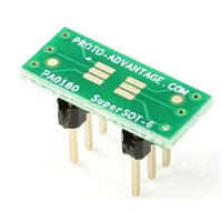 Chip Quik PA0180 ອະເດບເຕີແລະປະເມດ SuperSOT-6 ເປັນ DIP-6 SMT Adapter