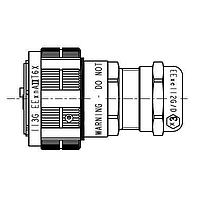 Amphenol Socapex RJFTVX6MG ຟິວກຣອບກະທົບເຫຼັ້ມເຫຼັ້ມທອງຂວັນຂຽວ CAD