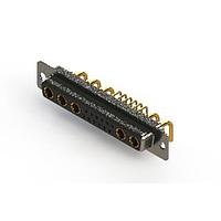 EDAC 630-17W5240-1T1 ຕູ້ຕິດຕໍ່ D-Sub ປະສົມມຸມຂວາ ຕູ້ຕິດຕໍ່ພະລັງງານ Combo D-Sub