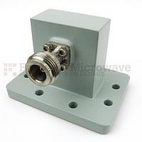 Fairview SMW137ACNG WR-137 to N Female Waveguide to Coax Adapter PDR70 Flange With 5.85 GHz to 8.2 GHz Frequency Range
