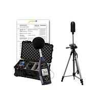 PCE 428-EKIT-ICA ສະພາບກາງແຈ້ງ ຕິດຕາມລະດັບສຽງ (25-136 dbA; ISO Cal Cert)