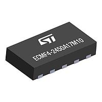 STMicroelectronics ECMF4-2450A17M10 ຕົວກັນສະຫນາມທົ່ວໄປມີການປ້ອງກັນ ESD ຕົວກັນສະຫນາມທົ່ວໄປການປ້ອງກັນ ESD ສໍາລັບອິນເຕີເຟສຊັ່ນລະຫວ່າງສີລິອລຄວາມໄວສູງ