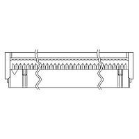 3M Electronic Solutions Division D89116-0031HK ຮູງຮັບ Receptacle 16P SKT ບໍ່ມີ STRN REL ບໍ່ມີ CNTR BUMP 10U AU
