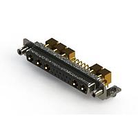 EDAC 630-17W5640-5N5 ຕູ້ຕິດຕໍ່ D-Sub ປະສົມມຸມຂວາ ຕູ້ຕິດຕໍ່ພະລັງງານ Combo D-Sub