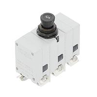 E-T-A Circuit Breakers 583-G533-J1M1-B2S0XN-2.5A ຕັດກົດກົງສາຍສາມຂາ, ຂະໜາດນ້ອຍ, ຕັດກົດກົງສາຍຮູບແບບເຮືອບບິນທີ່ມີລະບົບຄວາມຮ້ອນທີ່ບໍ່ມີການລະບາດ, ມີລະບົບການກະທຳງານທີ່ບໍ່ມີການປິດກັບຄືນ, ມີການກະທຳງານຢ່າງຮ້ອຍໄວແລະການກົດ/ດຶງເພື່ອເປີດ/ປິດດ້ວຍມື (ປະເພດ M TO CBE ຕາມ EN 60934). ສາຍບອດສະແດງຢູ່ບຸດກົດຢ່າງຊັດເຈນວ່າໄດ້ຖືກກະທຳງານ/ປິດແລ້ວ