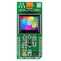 Mikroe MIKROE-2449 ແຜ່ນເພີ່ມ Add-On Boards OLED Switch click